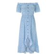 thumbnail image 4 of Ketyyh-chn99 Robes d'Été pour Femmes Grande Taille Robe Mini Robe de Fête Robe Droite Unie pour Vacances Robe à Enfiler Robe de Plage Bleu Ciel,P, 4 of 5