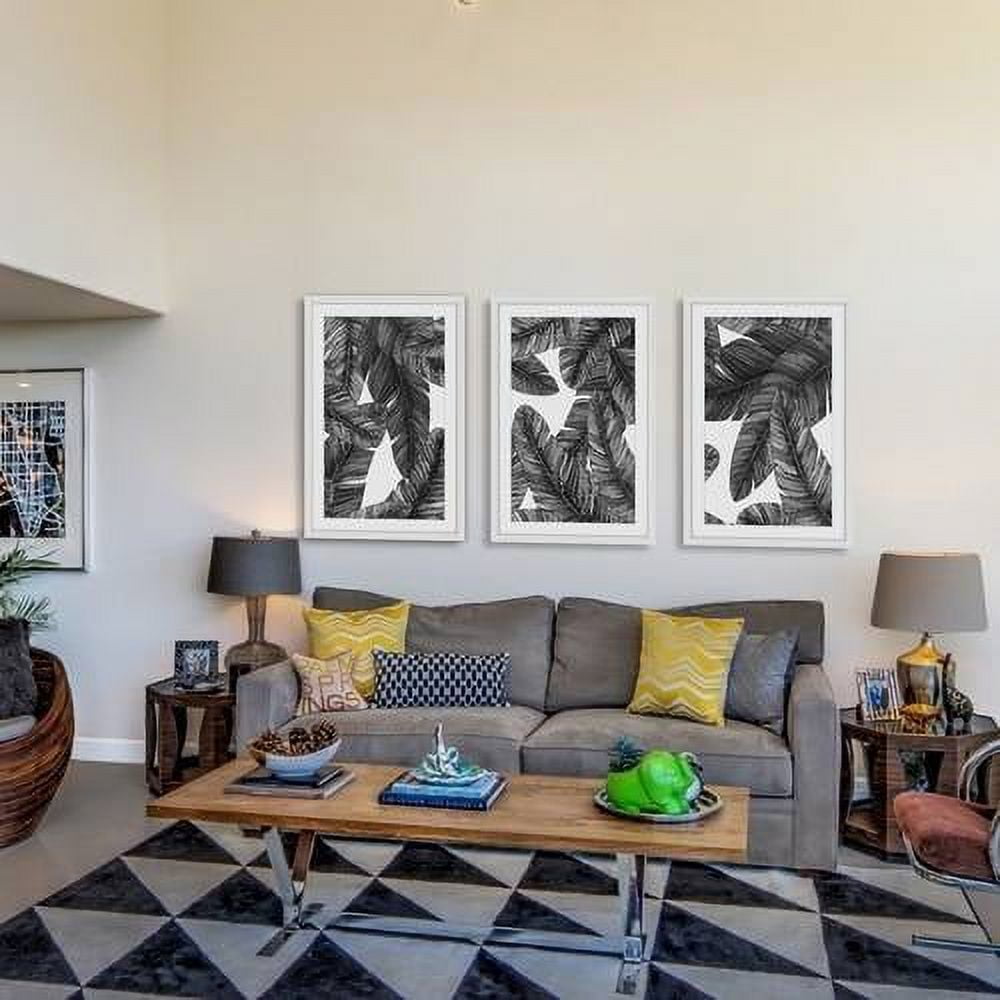 Marmont Hill Printed Botanical Framed Photographic Art, Set of 3