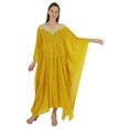 thumbnail image 5 of Moomaya Printed Caftan Gown Maxi Dress For Women Beachwear Party Kimono Cover Up Kaftan, 5 of 7