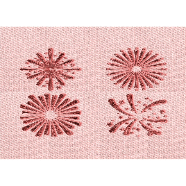 Ahgly Company Tapis Rectangulaire d'Intérieur Lavable en Machine Rose Clair Transitionnel, 6 Pieds x 9 Pieds