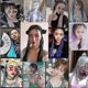 thumbnail image 4 of 2pcs Colored Braids Wig Braided Elastic Hair Rubber Band Dreadlocks Hair Extension Ponytail Hair Accessories, 4 of 5