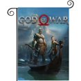 thumbnail image 1 of God of Wars -bandera de jardín temática. Regalo perfecto para fans, amigos y familiares, ideal para actividades al aire libre y decoración de fiestas.28CM*45CM, 1 of 5