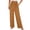 Brown, variant on Rutainlusire Women's Trendy High Waisted Pleated Corduroy Wide Leg Pants Women's Elastic High Waist Washed Wide Leg Straight Jeans Casual Denim Long Trousers