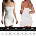 thumbnail image 3 of Vestido Sexy De Verano Vestidos de club de mujer Falda de tirantes delgada Falda de cadera de bolso picante para niña (Blanco S) Cgtredaw Para estrenar, 3 of 5