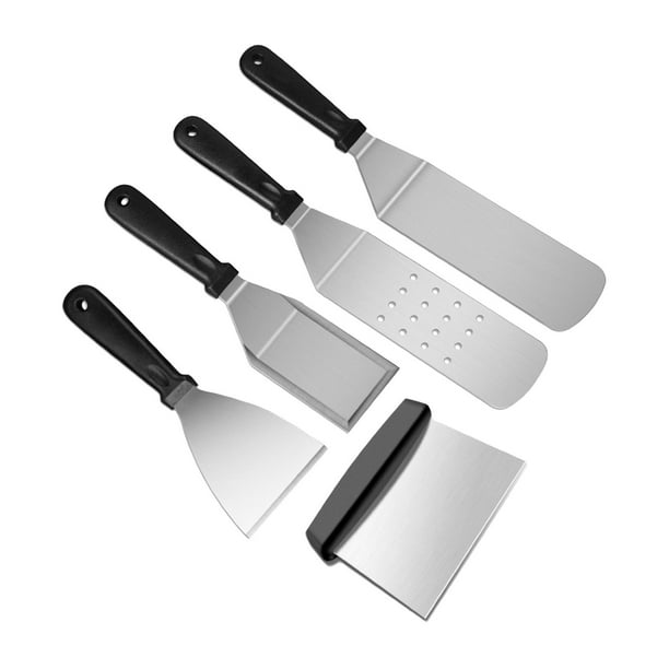 5 Pieces Grill Spatula Grill Cutlery Set Utensils BBQ Tool Spatulas