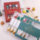 thumbnail image 3 of 6PCS Cuchara De Navidad Con Caja De Cift Café Conjunto De Acero Inoxidable Colgante Postre Cocina Vajilla, 3 of 4