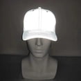 thumbnail image 2 of Silver Reflective Hat,Adjustable Reflective Baseball Caps,Casual Night Hat Flash, 2 of 5