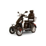 Ewheels EW-46 - Luxury 4 Wheel Mobility Scooter with Captain's Seat and 400 lbs Capacity, Black