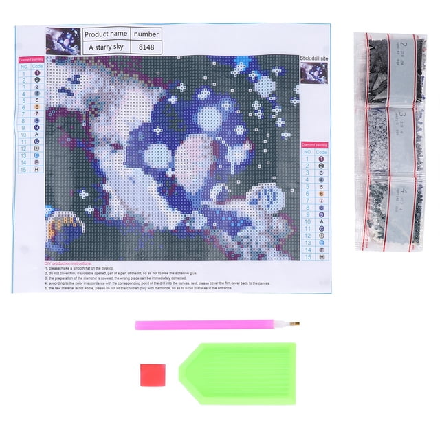 Kit de pintura de diamante 5D DIY cielo estrellado Sincero 30*25 cm