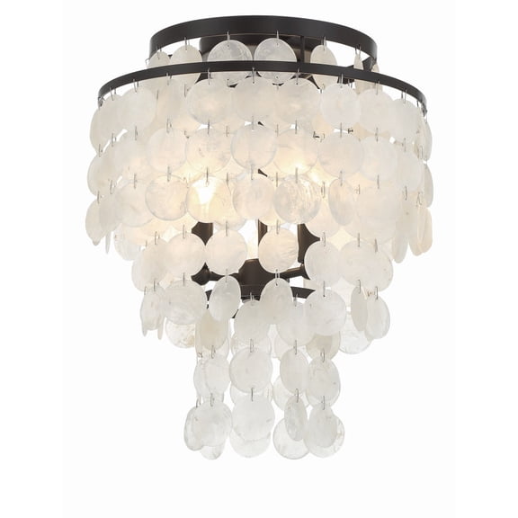 Crystorama Lighting - Three Light Ceiling Mount - Ceiling Mount - Brielle -