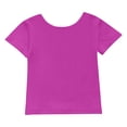 thumbnail image 6 of Avtoify Children's Pit Bar Short Sleeve Solid Color Top Bow Back Summer Kids, 6 of 9