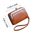 thumbnail image 3 of Ladies' Coin Purse With Snap Closure Zipper Pouch Bag, 3 of 7