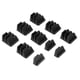 thumbnail image 1 of 10 Pack 24 Slot Magnetic Wrench Holder, Modular Tool Organizer, Storage Rack for Offset Open End Ratchet Wrenches, Stubby Wrenches, Black, 1 of 4