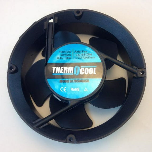 THERMOCOOL 110/125V 50/60Hz AXIAL FAN (172mm-ROUNDX51mm) .4 AMP 38 WATTS