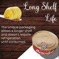 thumbnail image 5 of Beurdell French Salted Real Canned Butter 100% Natural Pasteurized Butter A real butter from France | Great For Hurricane Preparedness Emergency Survival Kit Great For Cooking, Baking Pack of 6, 5 of 8