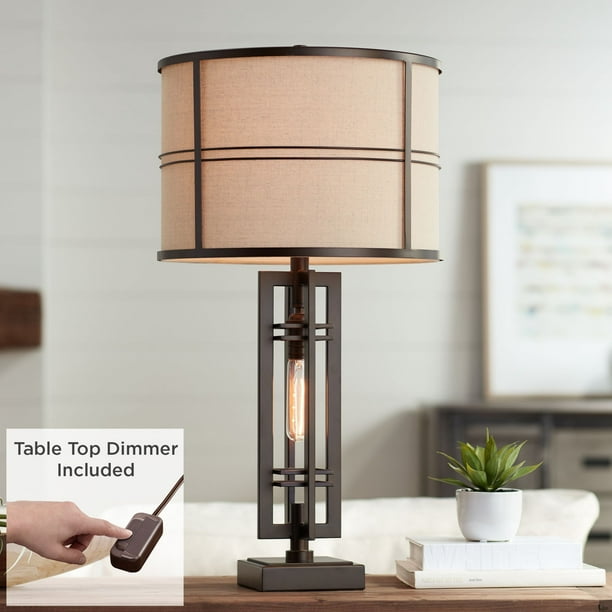 Rustic Industrial Table Lamp, Industrial Night Table Lamps