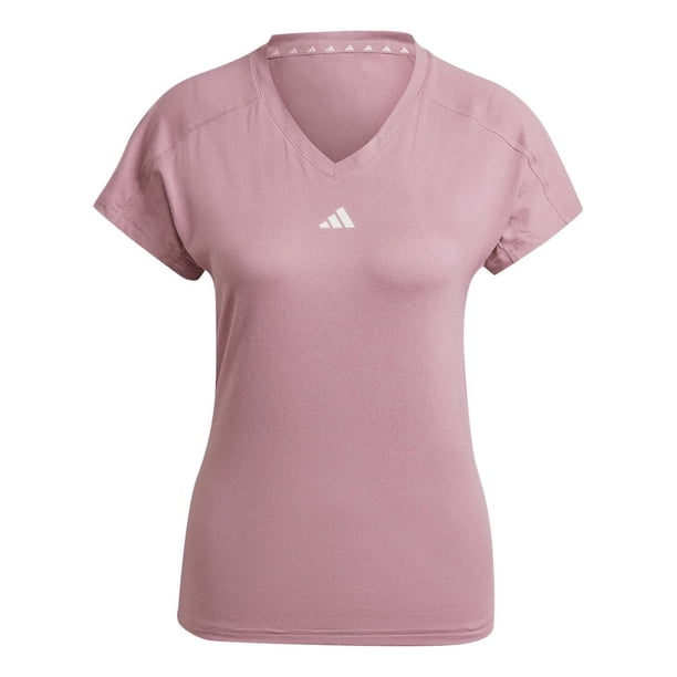 Playera adidas Mujer Dama Entrenamiento Aeroready Essentials rosa XS