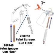 RVKXHD (3+5+5+6PK) Replaces for Graco Paint Sprayer 288716 3/4” Pump Inlet Strainer 288749 288750 288747 60 100 40 Mesh Gun Filters InstaClean Manifold Filter Fits Graco Magnum X5/7 ProX7 ProX9 SG2/3