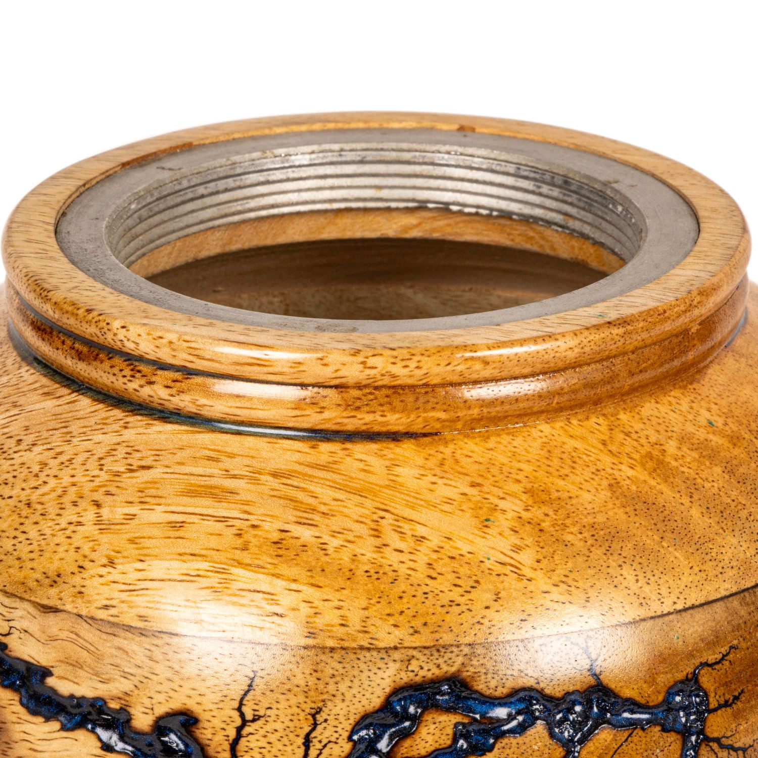 Cremation Urn for Adult Human Ashes - Handcrafted Funeral Memorial Urn