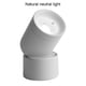 thumbnail image 4 of Yuarrent Luz descendente de aluminio 220V LED ergonómico anodizado disipación de calor interior hogar sala de estar estudio porche lámpara de Iluminación y accesorios Carcasa blanca 4000K Yuarrent  HA066350-03, 4 of 6