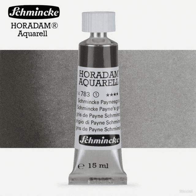 Schmincke - Acuarelas Horadam Aquarell, Tubo de 15ml, Pigmentos Vibrantes Premium para Adultos, Artistas y Aficionados, Serie 783