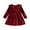 Red, variant on YTDSCS Infant Baby Girls Long Sleeve Dress Lace Velvet One Piece Skirt Toddler Christmas Party Banquet Sundress Spring Fall Princess Dress for Girls 9M-4Y