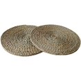 thumbnail image 2 of 2 Natural Round Rattan Placemats 30CM Straw Insulation Pad, 2 of 5
