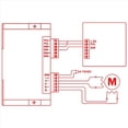 thumbnail image 5 of 2X DM556 Controlador de Motor Paso A Paso Digital CNC Controlador de Motor Paso A Paso Bifásico 20-50 V CC Máx. 5,6 A 128 Subdivisión para Motor, 5 of 5
