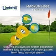 Underhill Magnum Garden Water Hose Nozzle, Sprayer, 37 GPM 80 PSI, 3/4