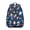 Blue-30, variant on Sparkly rainbow unicorn school backpack for Student with fantasy animal theme, mystical clouds and moon print, breathable straps, durable oxford cloth for travel