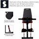 thumbnail image 5 of Banco De Ejercicio Fitness Multiposicion Banco De Pesas Con 2 Ligas Incluidas Banco De Entrenamiento Soporta hasta 150 Kg Con 7 Posiciones Diferentes Banco Gym Plegable, 5 of 7