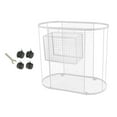 thumbnail image 2 of Luzkey Panier de Rangement pour Tapis de Yoga avec Roues, Équipement d'Entraînement, Rangement de Gym à Domicile pour Haltères, Kettlebells, Bandes de Résistance Blanc, 2 of 8