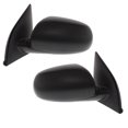 thumbnail image 2 of For 10-11 Accent Hatchback/Sedan Rear View Mirror Manual Remote Black PAIR SET, 2 of 5