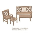 thumbnail image 2 of HLONK Kit d'Ornements de Meubles de Jardin Miniature Extérieure, 2 of 8