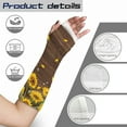 thumbnail image 7 of COEQINE Sunflower Wood Arm Cast Cover Arm Cast Sleeve with Thumb Cover Size S Elbow Protection Cover Broken Arm Shower Sleeve Easy to Put on Cast Sleeve Protectors for Girls, 7 of 7