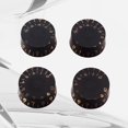 thumbnail image 4 of 4 PCS/ Set Guitar Knobs Volume Tone Control Knobs Rotary Knobs for Epiphone Style Electric Guitar Parts Replacement (Black), 4 of 7