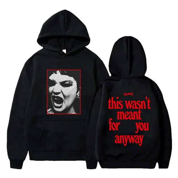 Lola Young Album Cover Hoodies This Wasn't Meant For You Anyway Tour Merch Unisex Hooded Sweatshirts
