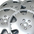thumbnail image 2 of TuningPros WSC3-720S16 Set of 4  Metallic Silver Hubcaps 16" - Hub Caps Wheel Skin Cover 16 inches 4 Pcs Set, 2 of 5