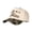 Beige camouflage, variant on MEET ME IN Texas Letter Embroidered Color Block Trucker Hat Unisex Adjustable Cotton Breathable Fashion Cap for Travel Daily Wear