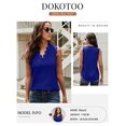thumbnail image 5 of Dokotoo Womens Lace Tank Tops Summer Shirts Casual Tanks Casual Loose Sleeveless Blouse Shirts, 5 of 6