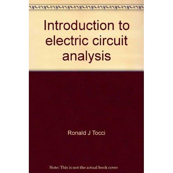 Pre-Owned Introduction to electric circuit analysis (Merrill's international series in electrical and electronics technology), 9780675089852, 0675089859, Hardcover, First Edition edition