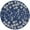 Navy, variant on Nourison Tranquil Floral Ivory 5'3" x 7'3" Area Rug, (5x7)