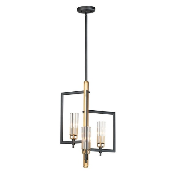 Maxim Lighting - Three Light Chandelier - Single Pendant - Flambeau - Three