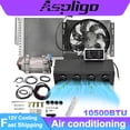 thumbnail image 1 of Aspligo 12V Bajo Dash AC Kit, 10000BTU Aire Acondicionado Eléctrico con Control Remoto, Universal para Coche, Semi Camión, Caravana, Camper Van, SUV, 1 of 9