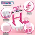 thumbnail image 2 of Piano Toy NEUBSAW de 37 teclas con micrófono para niñas de 3 a 7 años, 2 of 9