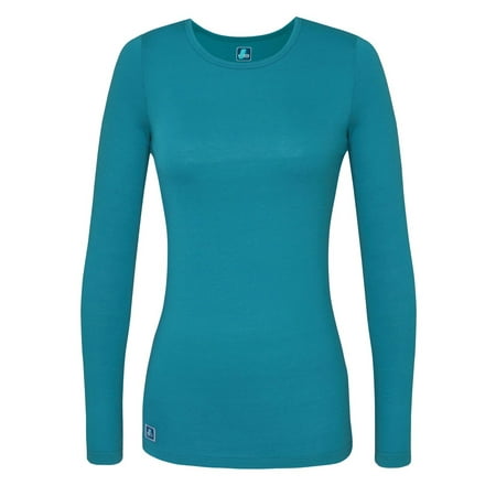 teal shirt sleeve tee adar underscrub 2900 comfort womens dialog displays option button additional opens zoom
