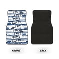 thumbnail image 2 of Gaeub Tapis Imprimé Palmier pour Voiture, Ensemble de Tapis de Pied de Voiture, Ajustement Universel 4 Pcs, Convient à la Plupart des Voitures Camions Vans Berlines SUV Auto, 2 of 7