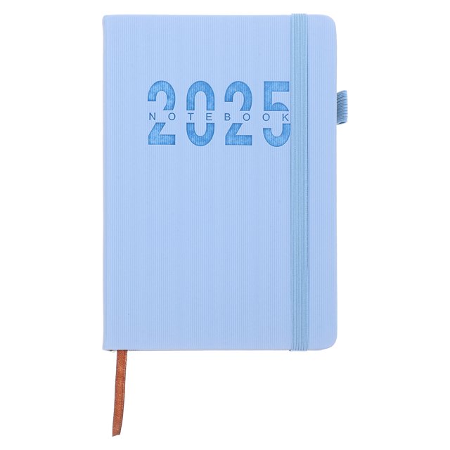 Pocket Calendar 2025 Mini PU Leather Soft Cover 2025 Small Planner Weekly Monthly for Purse Time Management