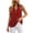 Red, variant on Dvprdro V Neck Button Front Sleeveless Top for Women Knit Loose Fit Polka Dots Summer Casual Blouse