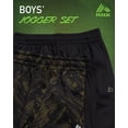 thumbnail image 2 of RBX Boys Sweatpants Tricot Soft Stretch Performance Boys Joggers with Elastic Waist & Pockets 2 Pack, 2 of 7